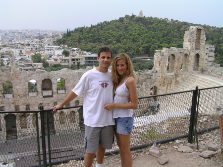 Eric and me in Athens