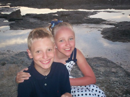 Matthew & Morgan next to the Gulf of Mexico