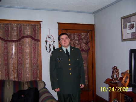 Jesse in Jr ROTC