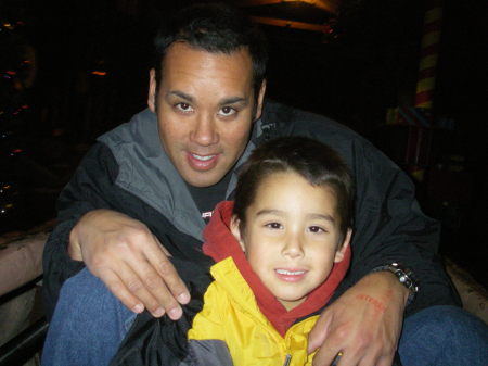 Shane and his dad, Kimo