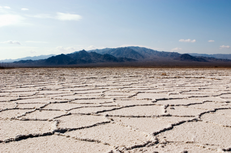 Salt Bed in Ca. Desert