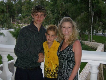Me and my boys in Jamaica March 2008