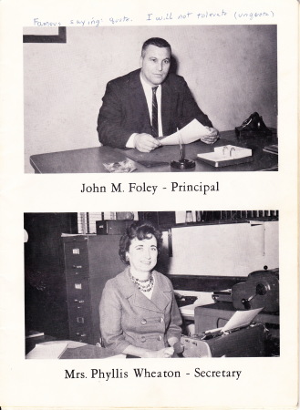 1961 Tewksbury Junior High Yearbook