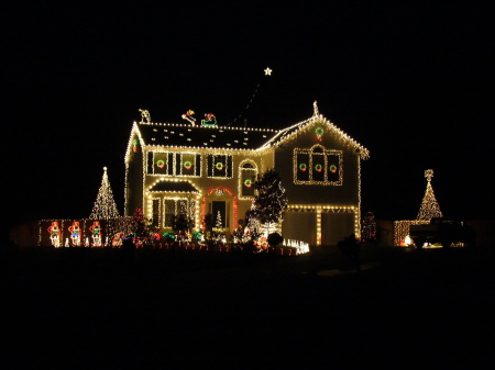 For the kids - 26,000 lights, 90 amps of power, 64 channel light show