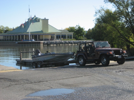 Launch at Port Credit for Lake Ontario