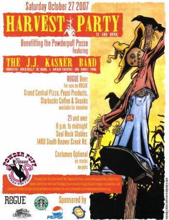 harvest party poster
