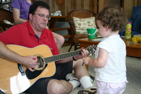 Matilda mesmerized by the master musician