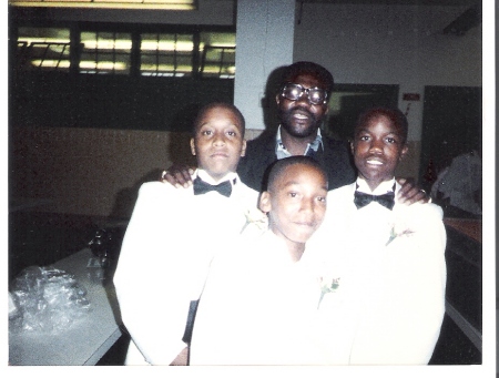Salim Muhammad, Frederick Muhammad,me and my dad( Yusuf)