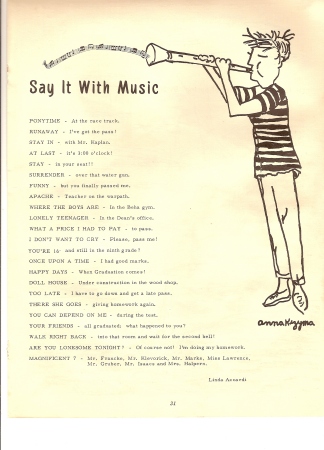 Popular songs of 1960-1961