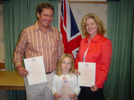 Last year, my family and I became dual citizens British and American