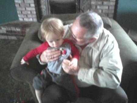 Me and my great-grandson!