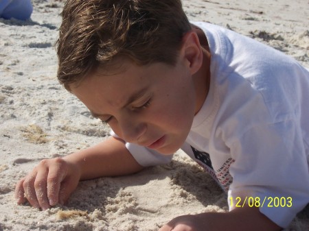 Caleb, my oldest at the beach