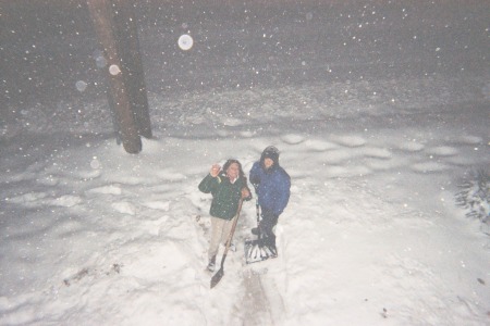 OUR FIRST SNOW STORM