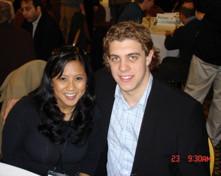 Me w/ LA Kings, Anze Kopitar