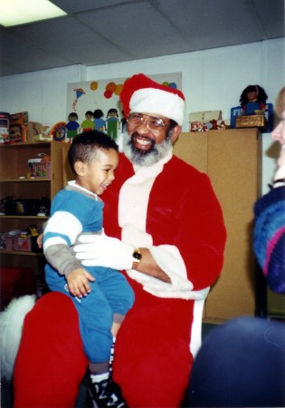 Santa is a black man