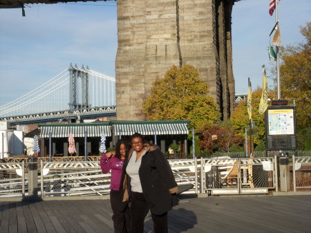 j and a brooklyn bridge