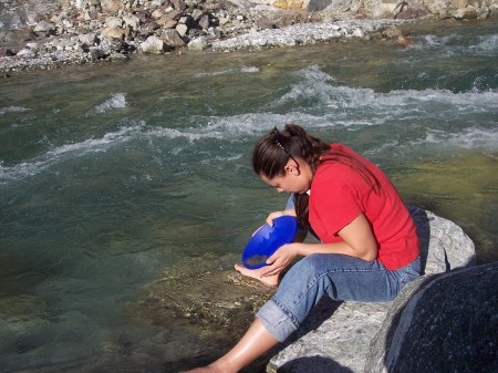 Gold Panning in Asuza