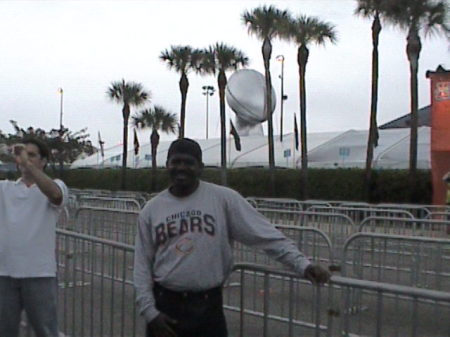 Outside the Superbowl in Miami February 2007