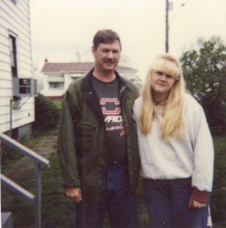 kristy & dad gary morgan march 1999