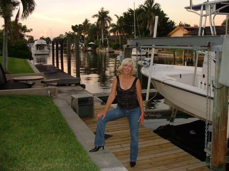 Jan and her boat