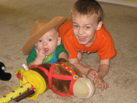 My two boys together (Oct., '07)