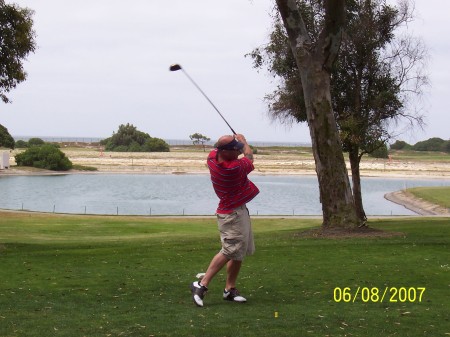 Golfing in Coronado, Ca.