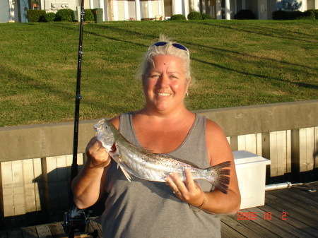 My first speckled trout