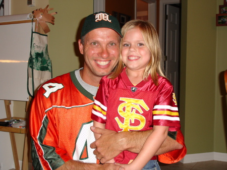 Greg and Camryn-Game Day September 2005