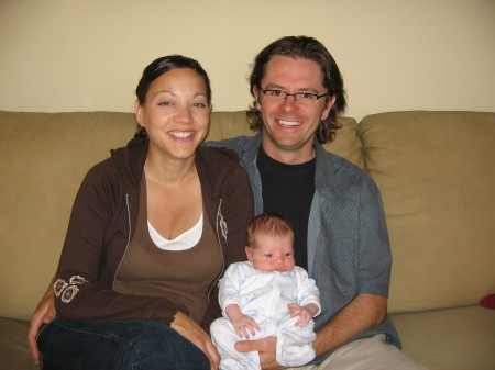 Andrew and Kim with baby Ben