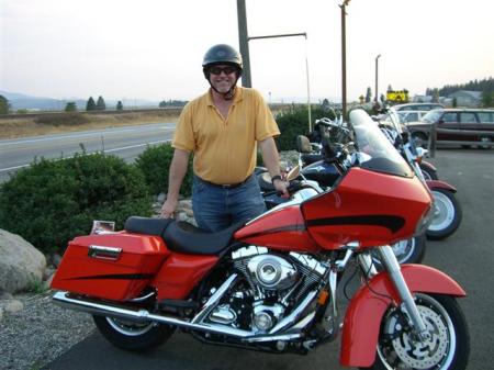 The first Harley, September, 2008.