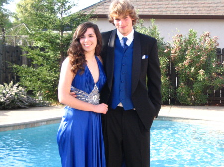 My youngest boy Shane and his girlfriend getting ready for the Prom 2007.