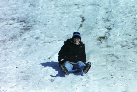 Sledding in Mongolia 2004