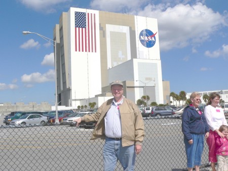 Bernie at Kennedy Space Center