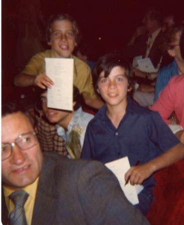 Tim at Mike's graduation - 1976
