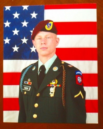 My son, Tommy, serving on the 2nd Brigade Combat Team, 82nd Airborne