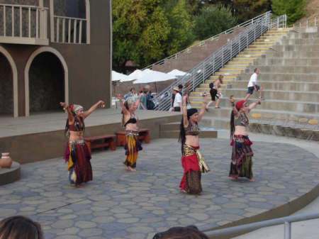 bellydancing at Shakespeare festival 2007