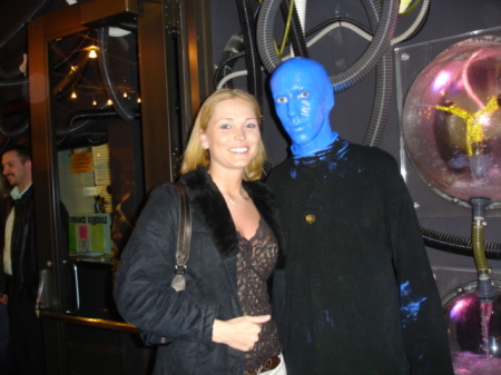 Me and Blue man
