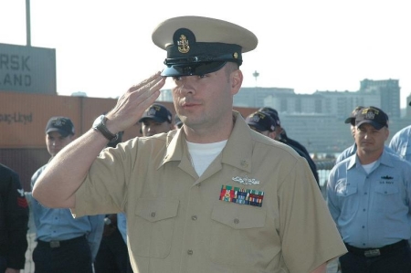 Navy Chief Petty Officer James Wood