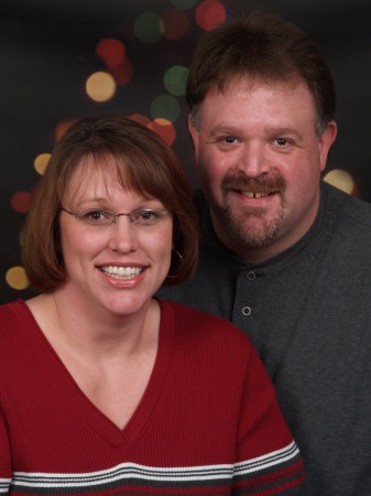 My wife and I Christmas 2007