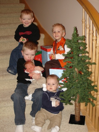 My 5 grandsons!