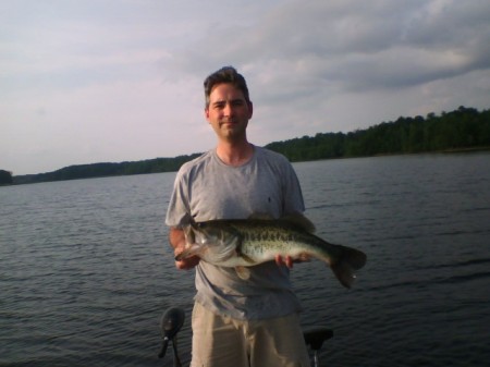 11 pound bass I caught on father day last year