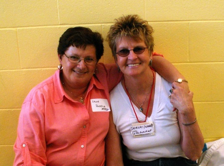 Lynn Huegle and Shirley