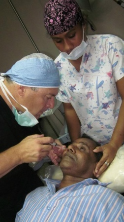 Doing surgery in Fiji. Summer 2011