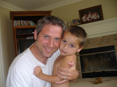 Me and Connor, my youngest....and last.