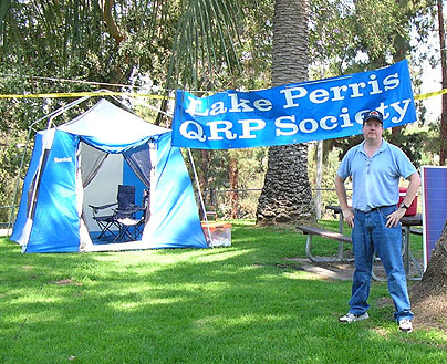 Me at the Amateur Radio Field Day site in Fullerton, CA