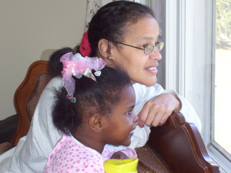 My friend Zola and her granddaughter, Audrey