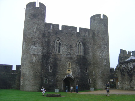 Caerphilly - The Inner Courtyard