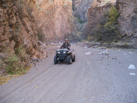 Exploring the canyons in New Mexico