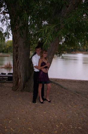 My son Nick and his girlfriend Grace at Junior Homecoming