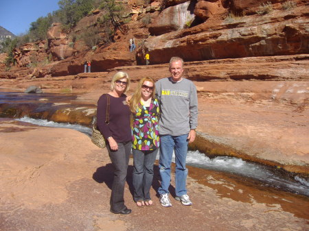 Gene, Gretchen & Ashley in Sedona Arizona